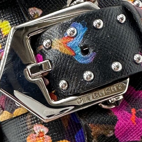 Givenchy Night Pansy Stud & Buckle Drop-Kickers WOMENS SZ 38.5 - Picture 12 of 15